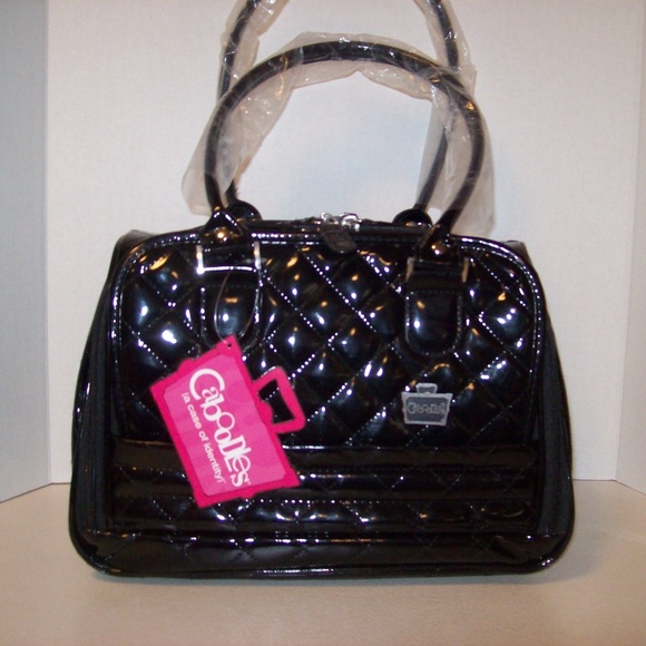 CABOODLES Handbags - NWT CABOODLES BLACK DIAMOND MAKEUP CASE TRAVEL BAG